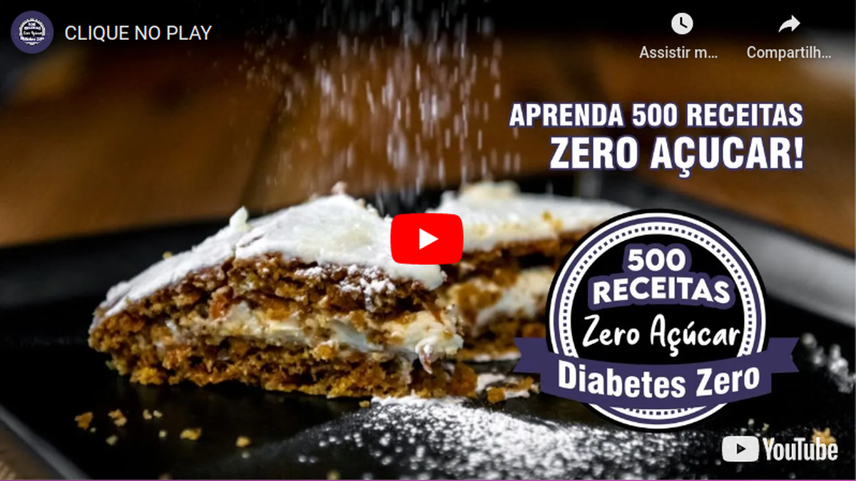 500 Receitas zero açúcar